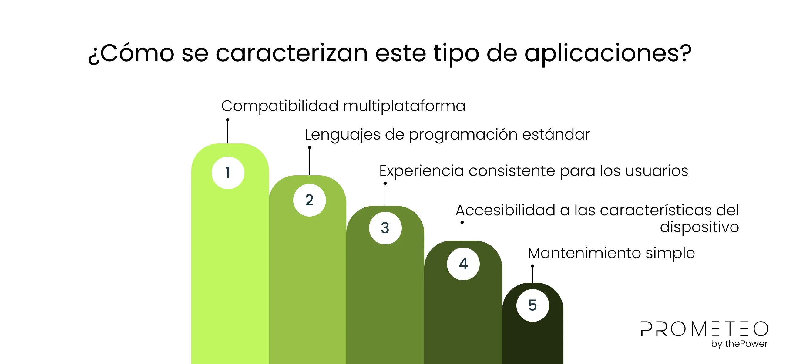 ¿Cómo se caracterizan este tipo de aplicaciones?