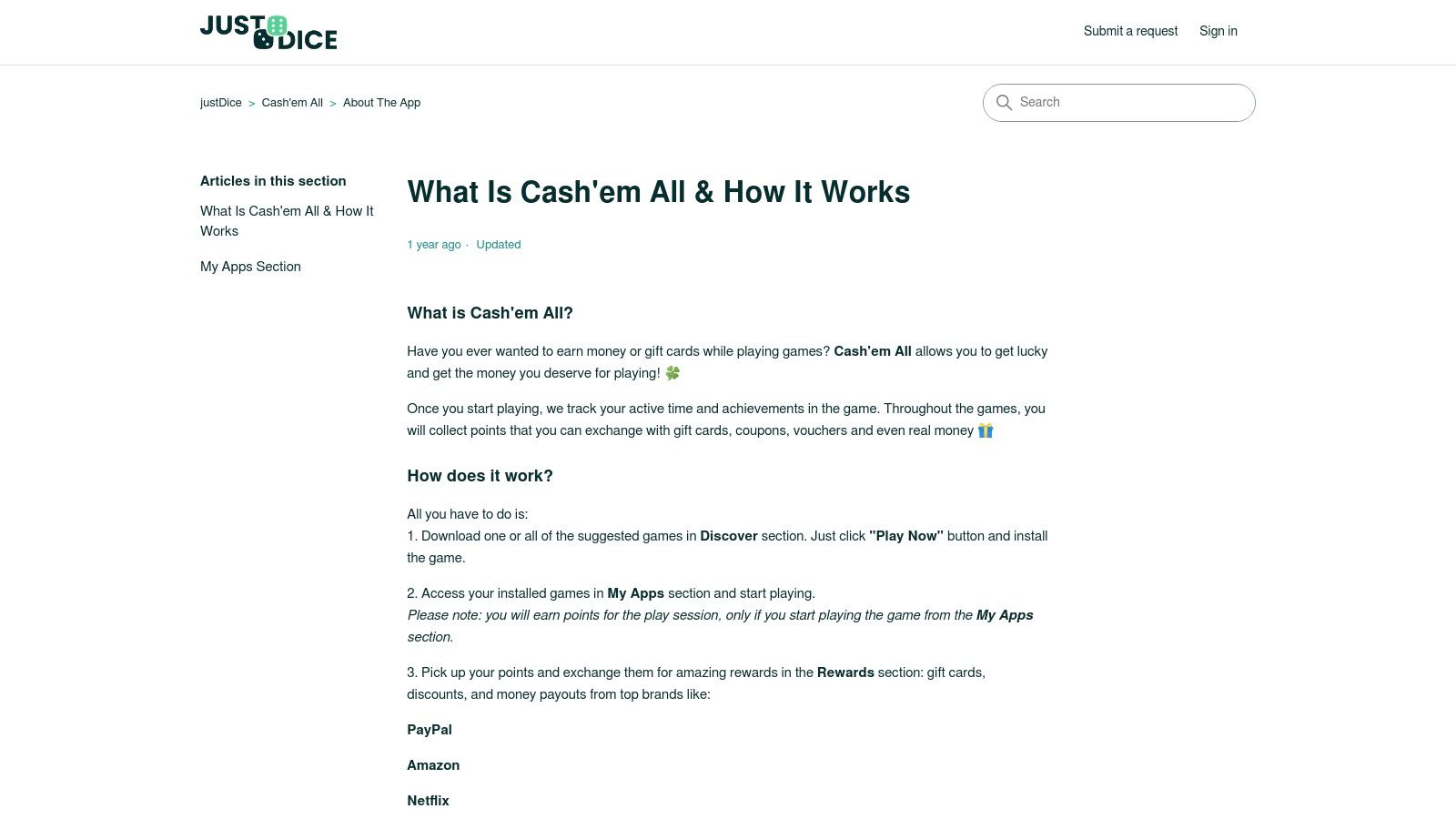 Cash'em All (justDice)