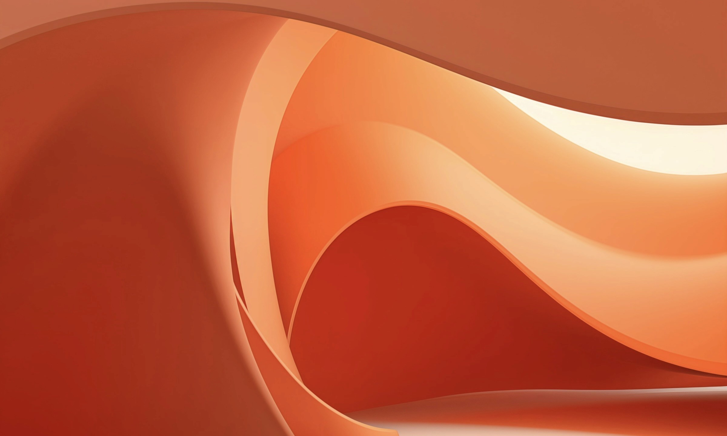 Abstract orange geometry