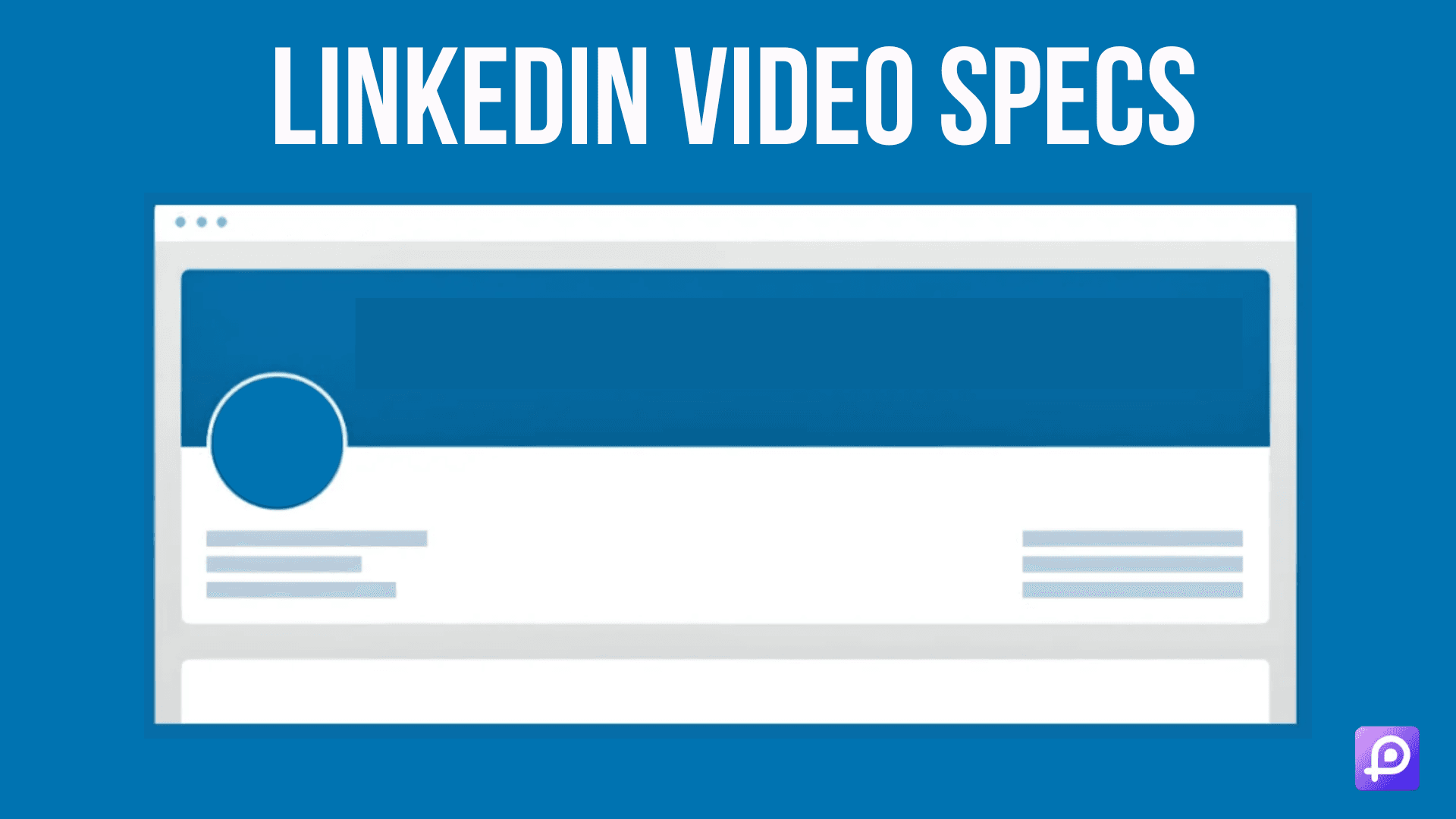 linkedin video specs