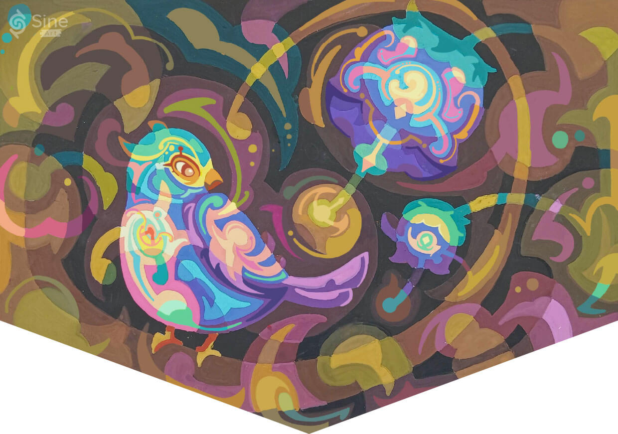 Bài trang trí màu