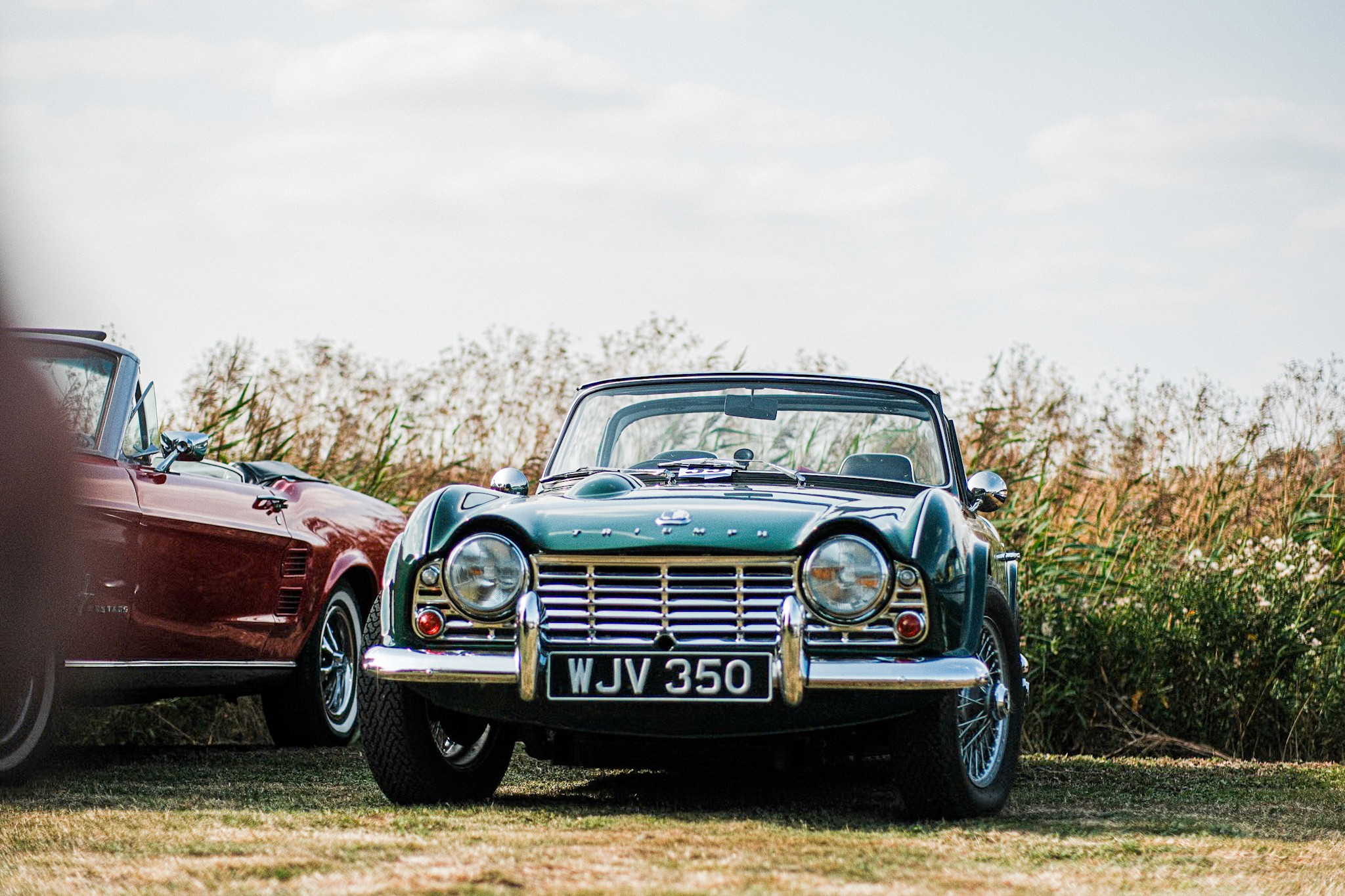 Commercial photography by JamesTheLyon for PixelSpaces — events, gigs, headshots, people, and architecture — triumph car show wiggenhall st mary magdalen