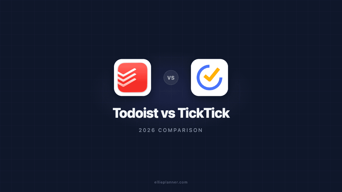 Todoist vs TickTick comparison
