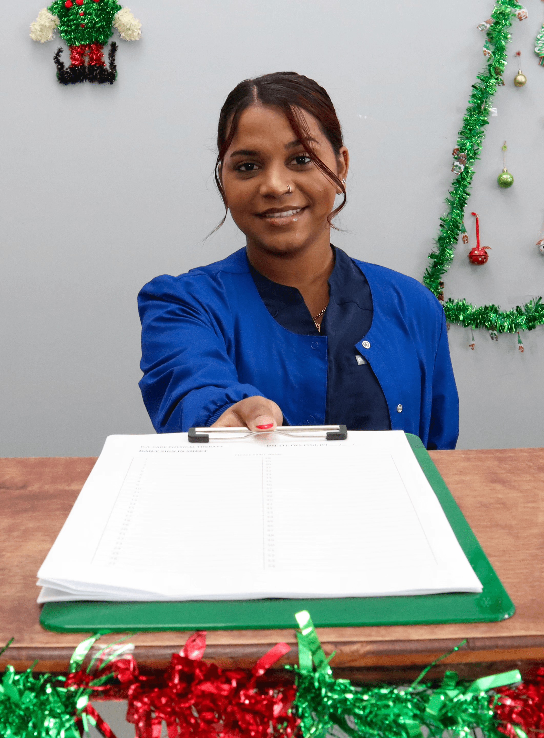 successful team smiling