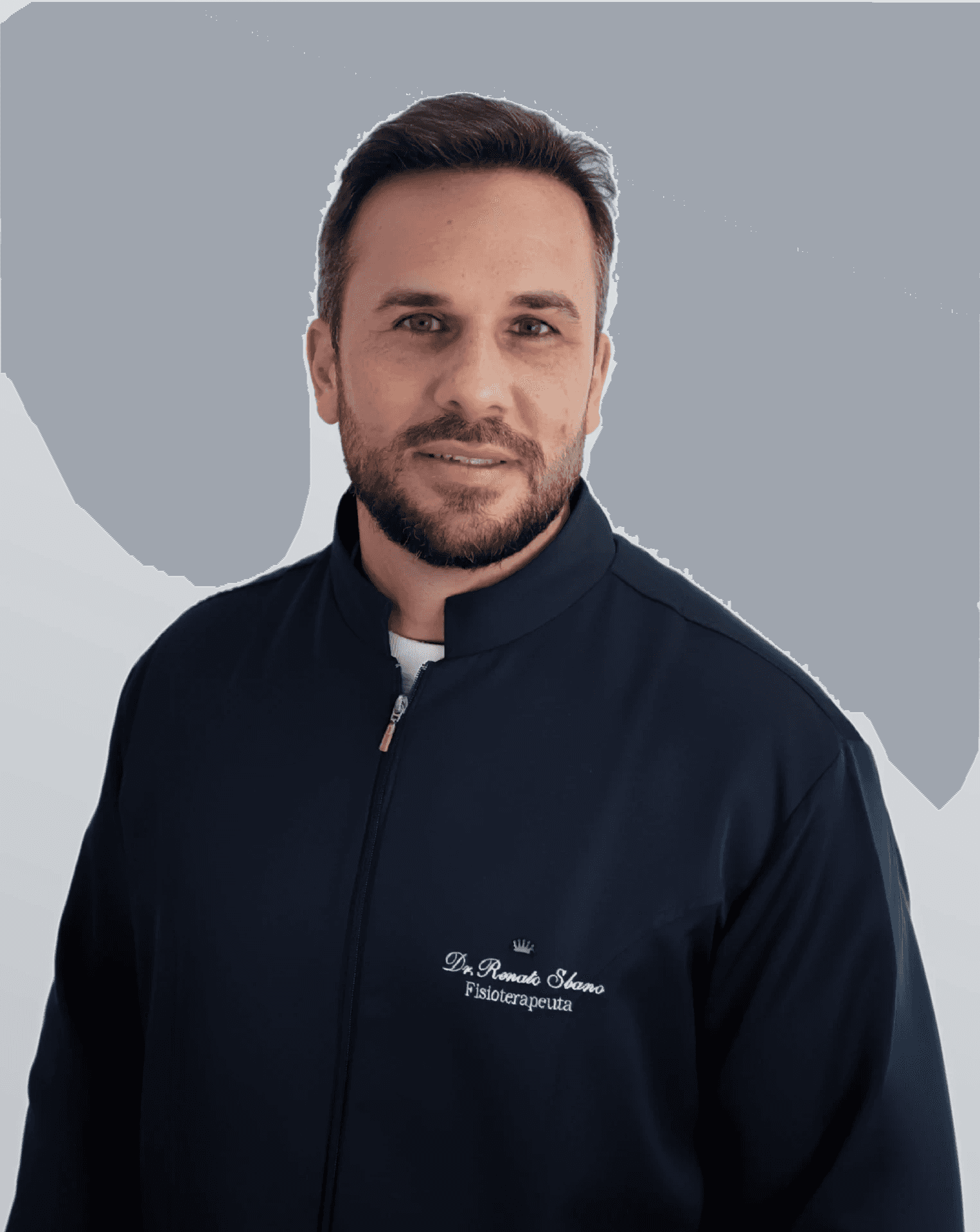 person sitting in a chair in front of a man