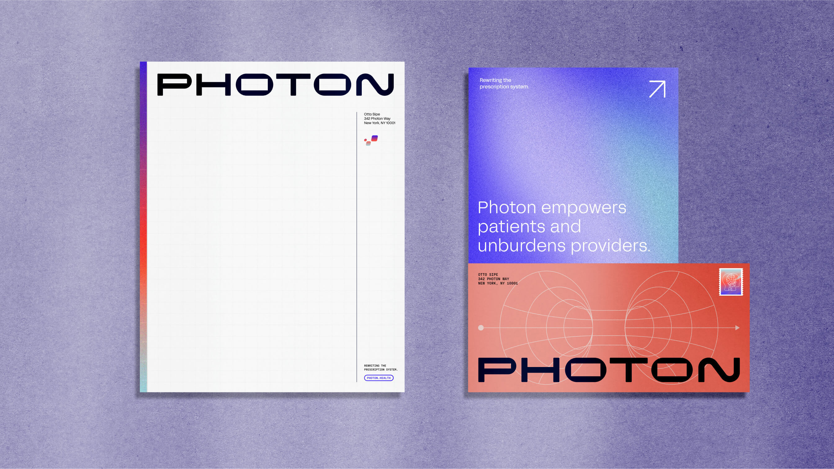 Photon letterhead and stationary