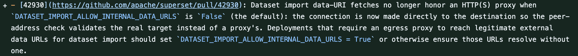 CodeAnt AI's comment on apache/superset#42930 and the maintainer's response. Source: GitHub.