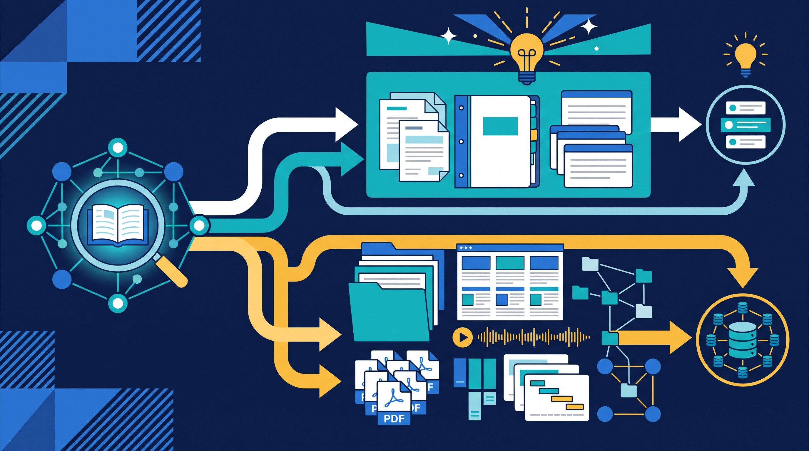 Decision flow for choosing between NotebookLM and Otio for research