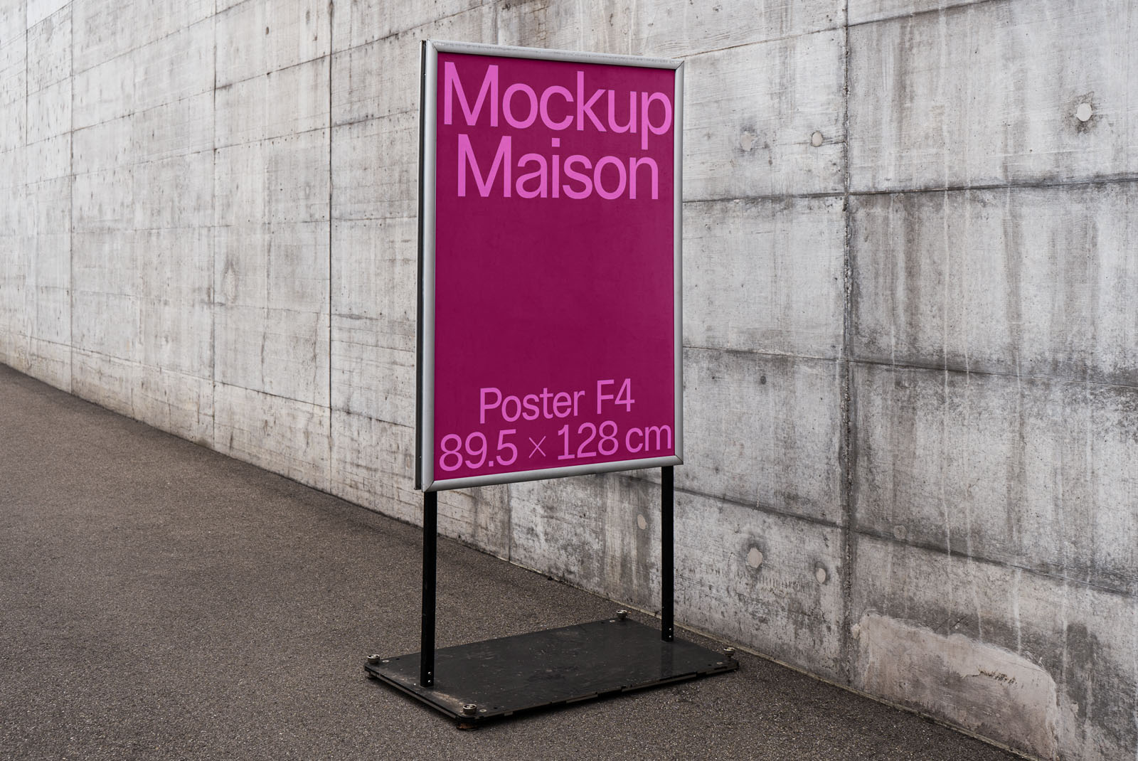 Stand Poster Mockup