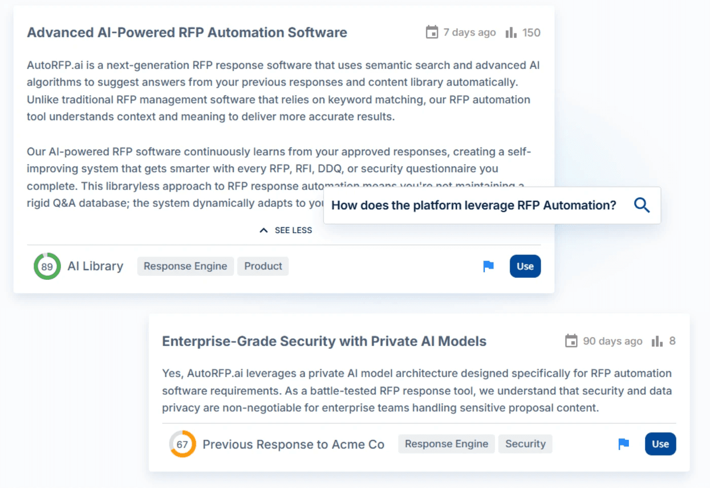AI -powered RFP software
