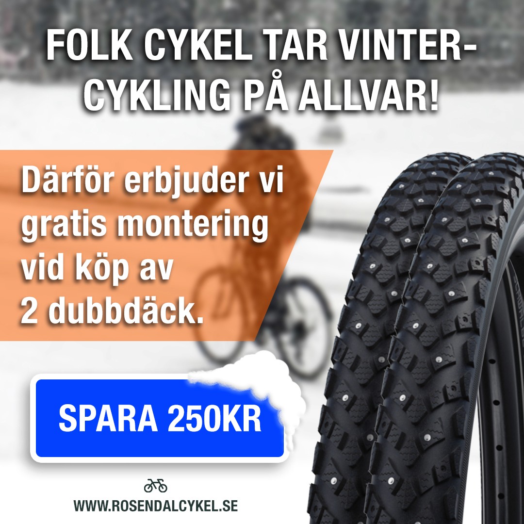 Kenda Klondike Standard cykeldäck med grovt mönster för vinterkörning, slitstarkt däck för isiga och snöiga vägar, till salu i Uppsala