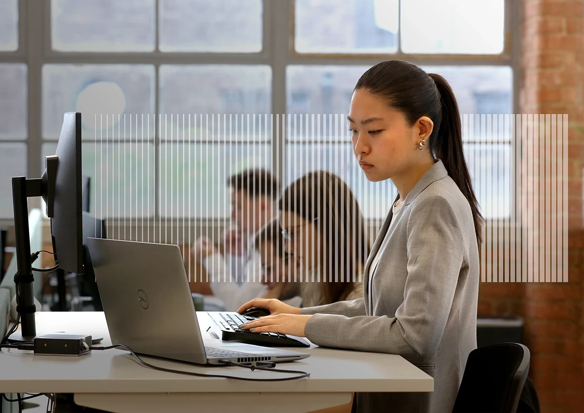 Avantia Law female employee working at desk