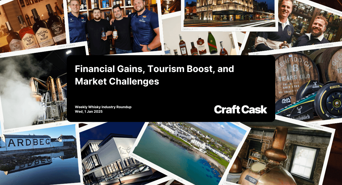 Craft Cask_Weekly Whisky Industry Roundup_Financial Gains, Tourism Boost, and Market Challenges