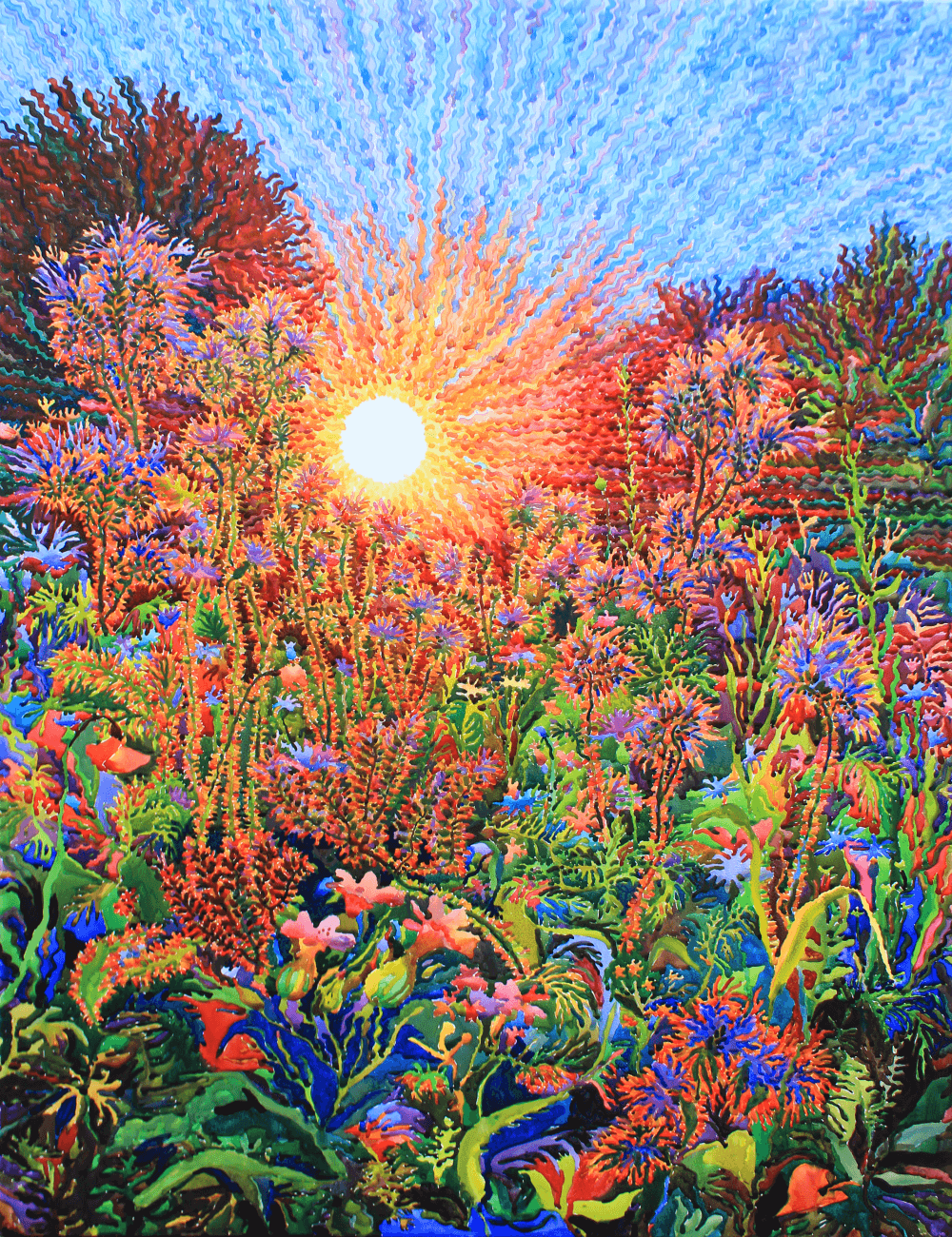 tanbelia belashchuk in the summer garden