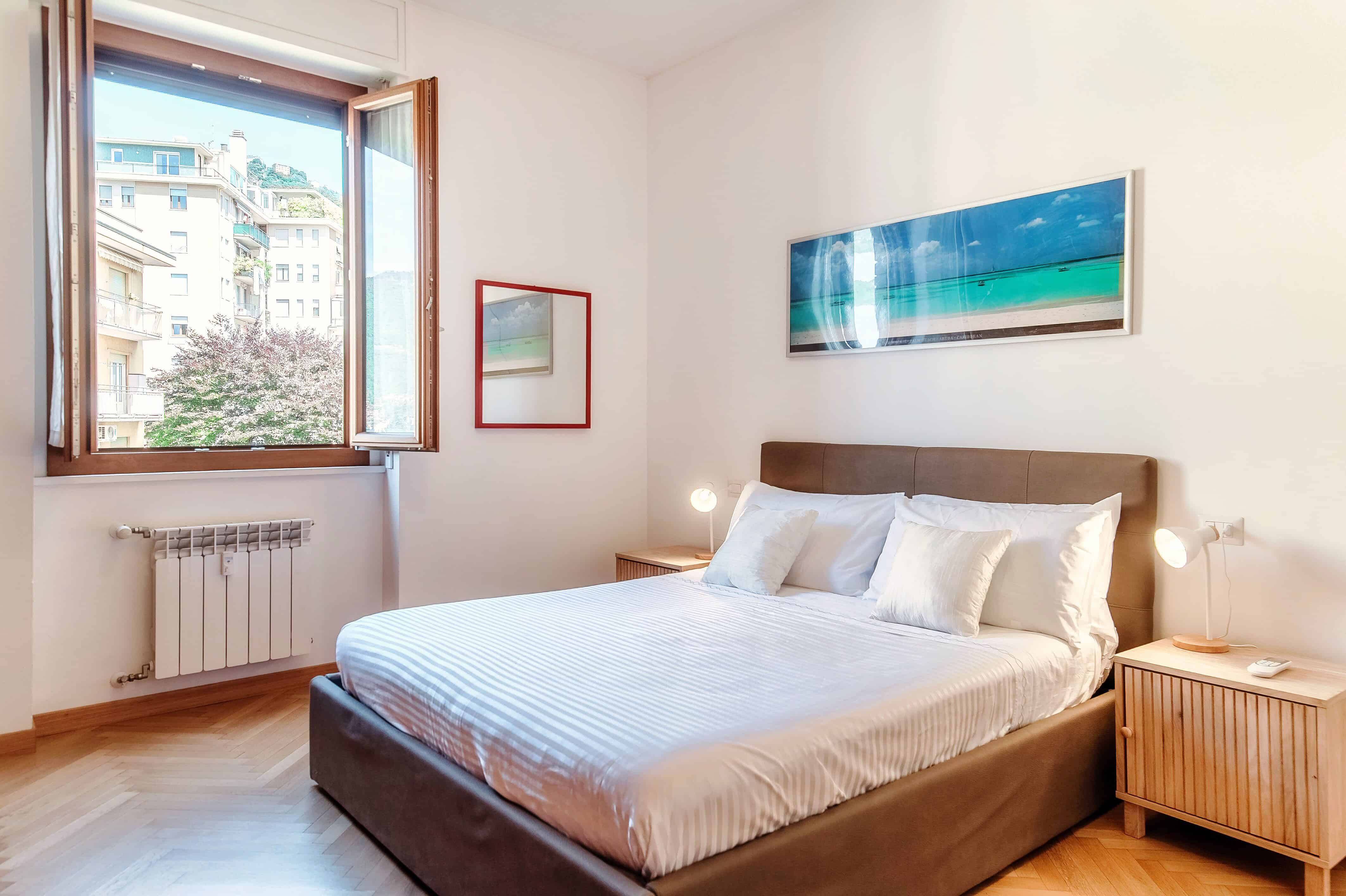 bedroom lake view apartment centre stadio