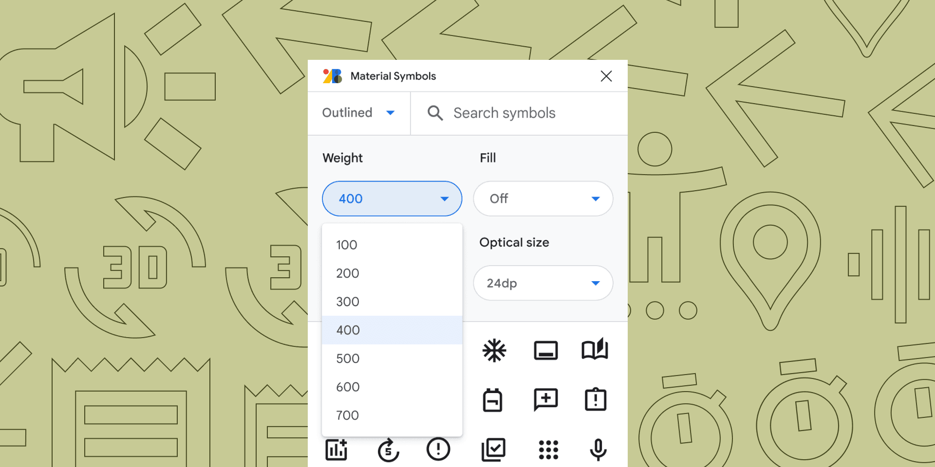 Material Symbols free figma plugin