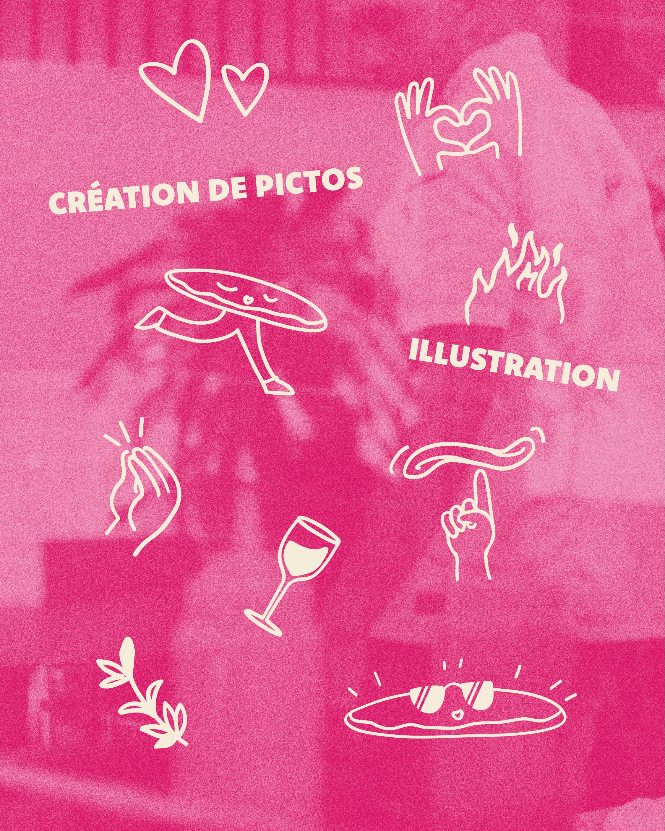 Création de pictos illustrations à la charte