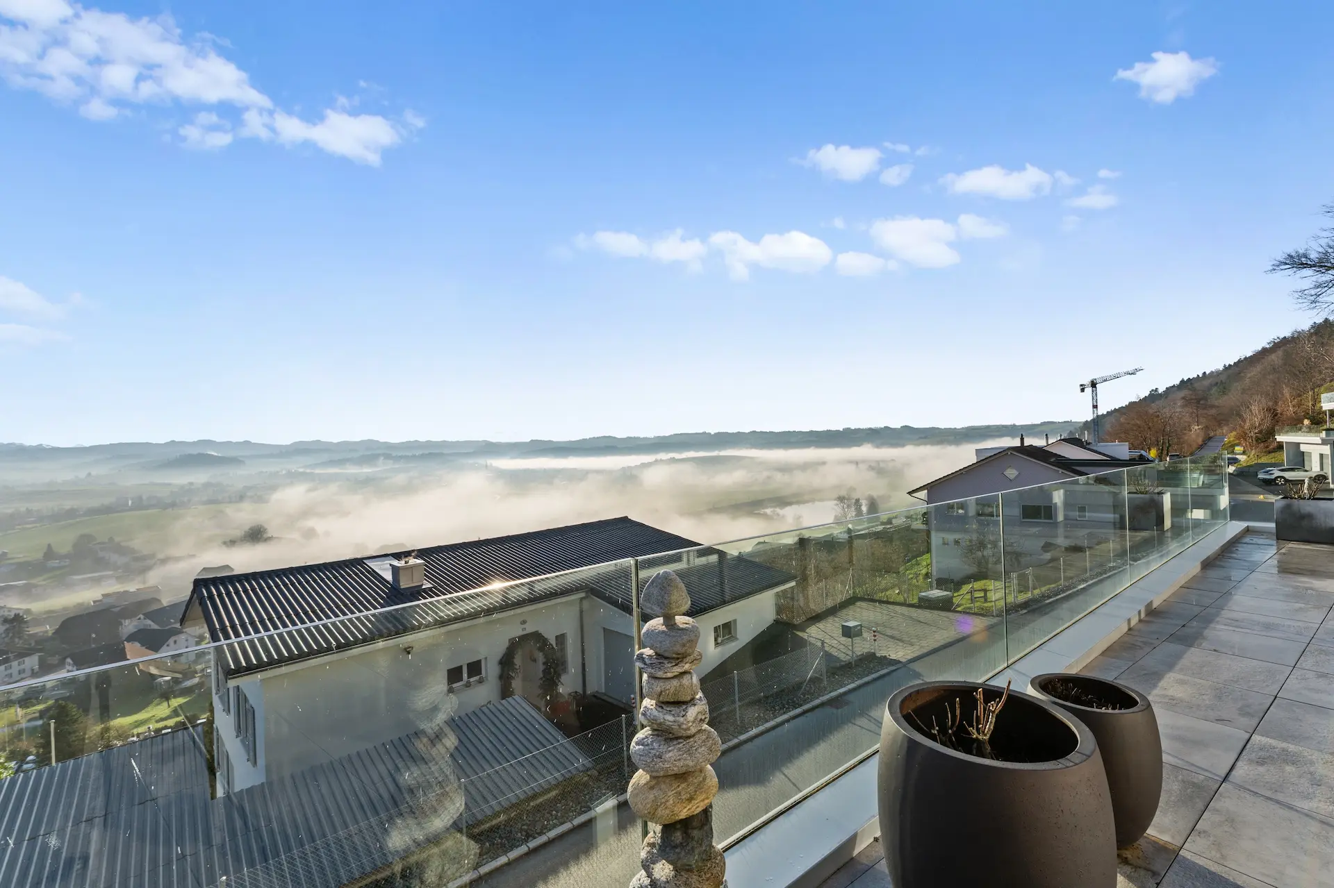 Traumhafte Aussichtslage in Egolzwil mit unverbaubarem Panorama dank Hanglage
