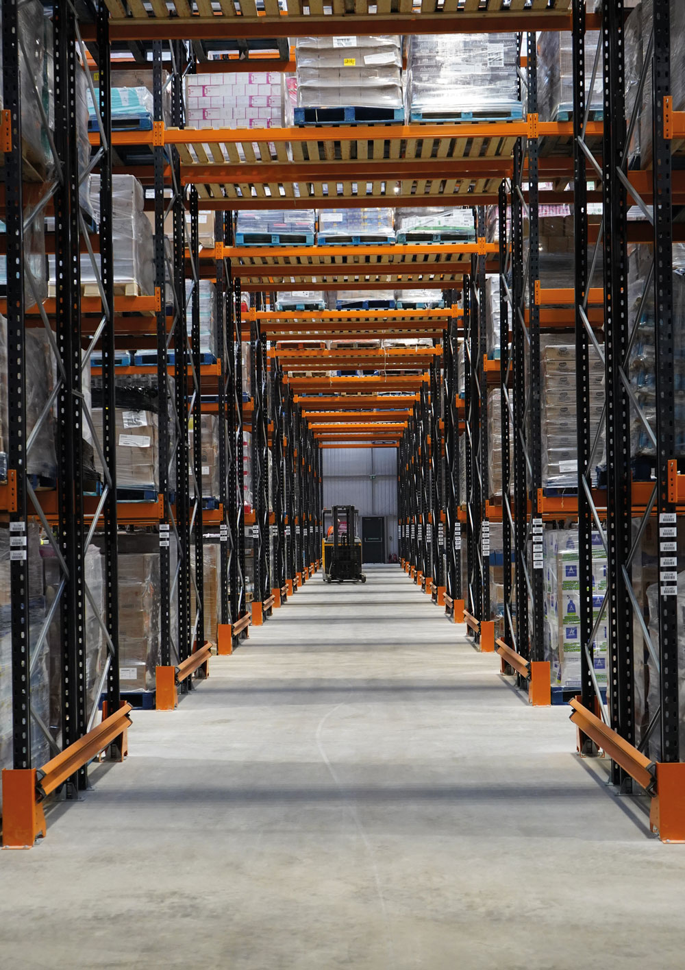 Inside of warehouse