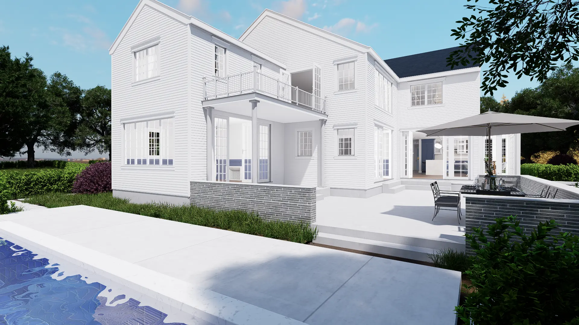 Exterior Render of House