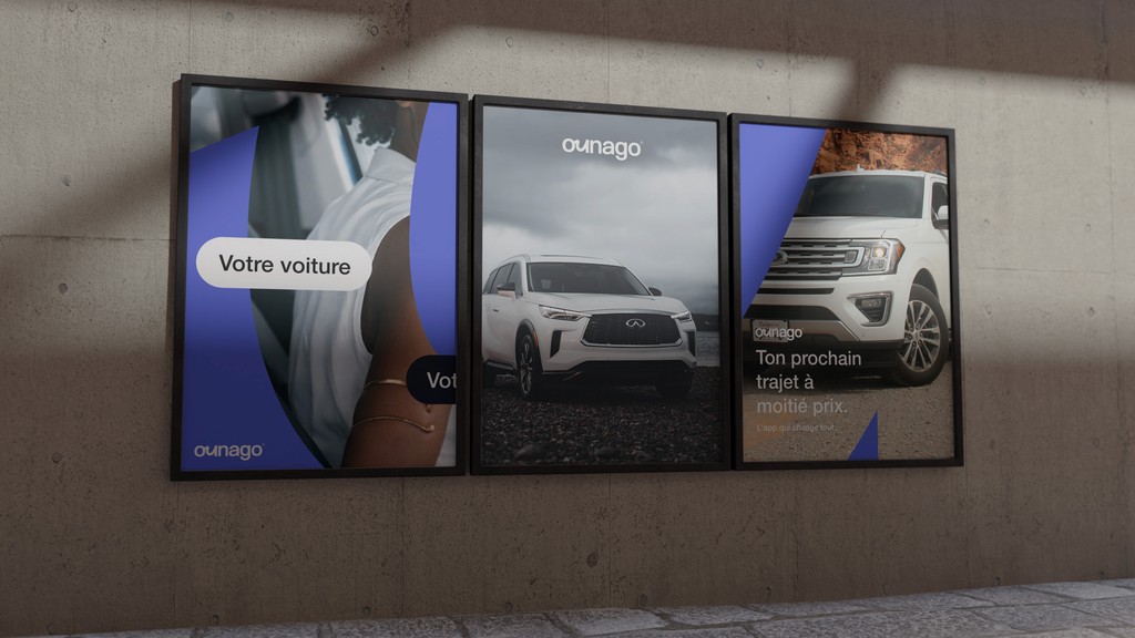 Custom Ounago brand identity design - logo and visual system by Logomint