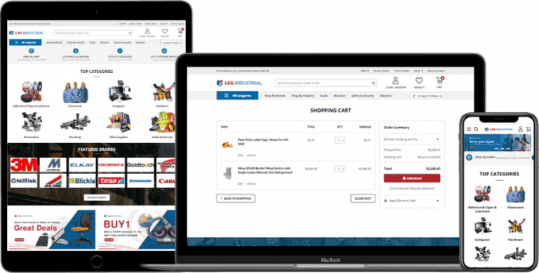 LSG Industrial mockup