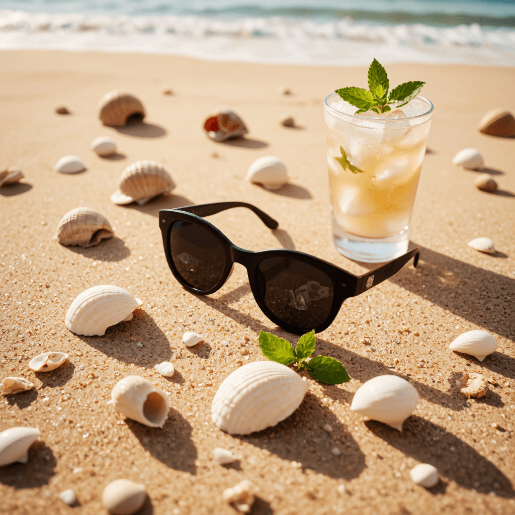 product photography of sunglasses