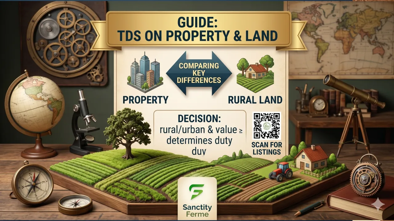 TDS on Sale of Property vs Agricultural Land: What Every Buyer and Seller Must Know