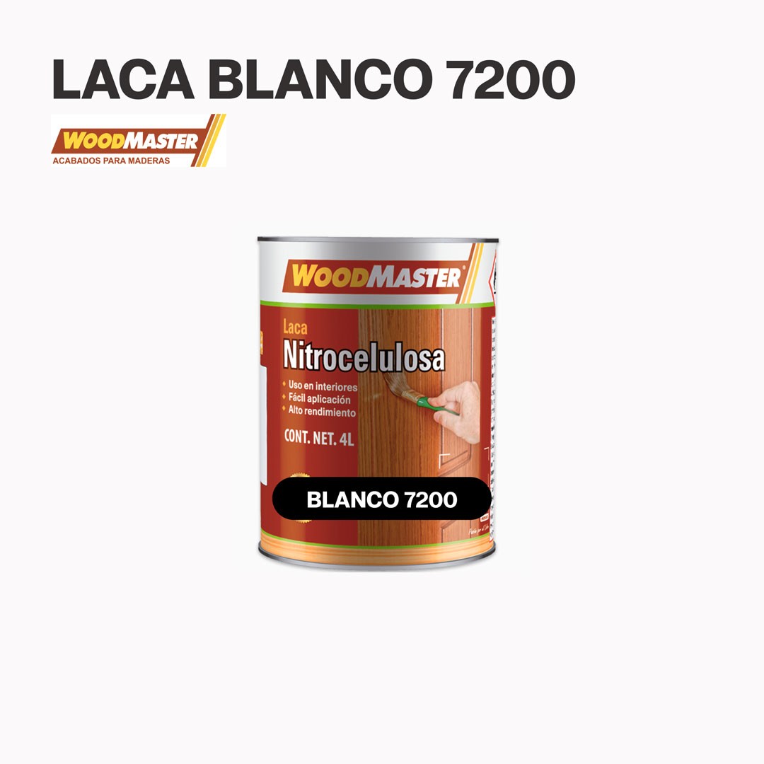 Laca Industrial Blanco 7200 WoodMaster
