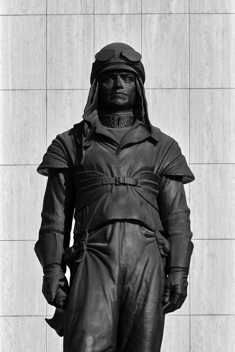 Statue in Bratislava Slovakia