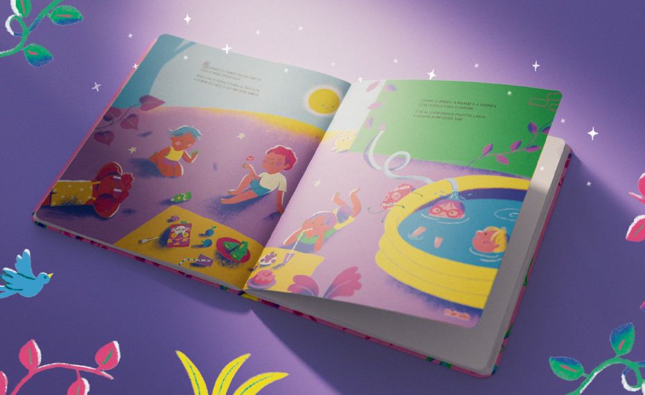 Fruittella cria livro infantil que só mostra páginas sob a luz do sol