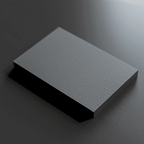 Eine dunkelgraue Visitenkarte