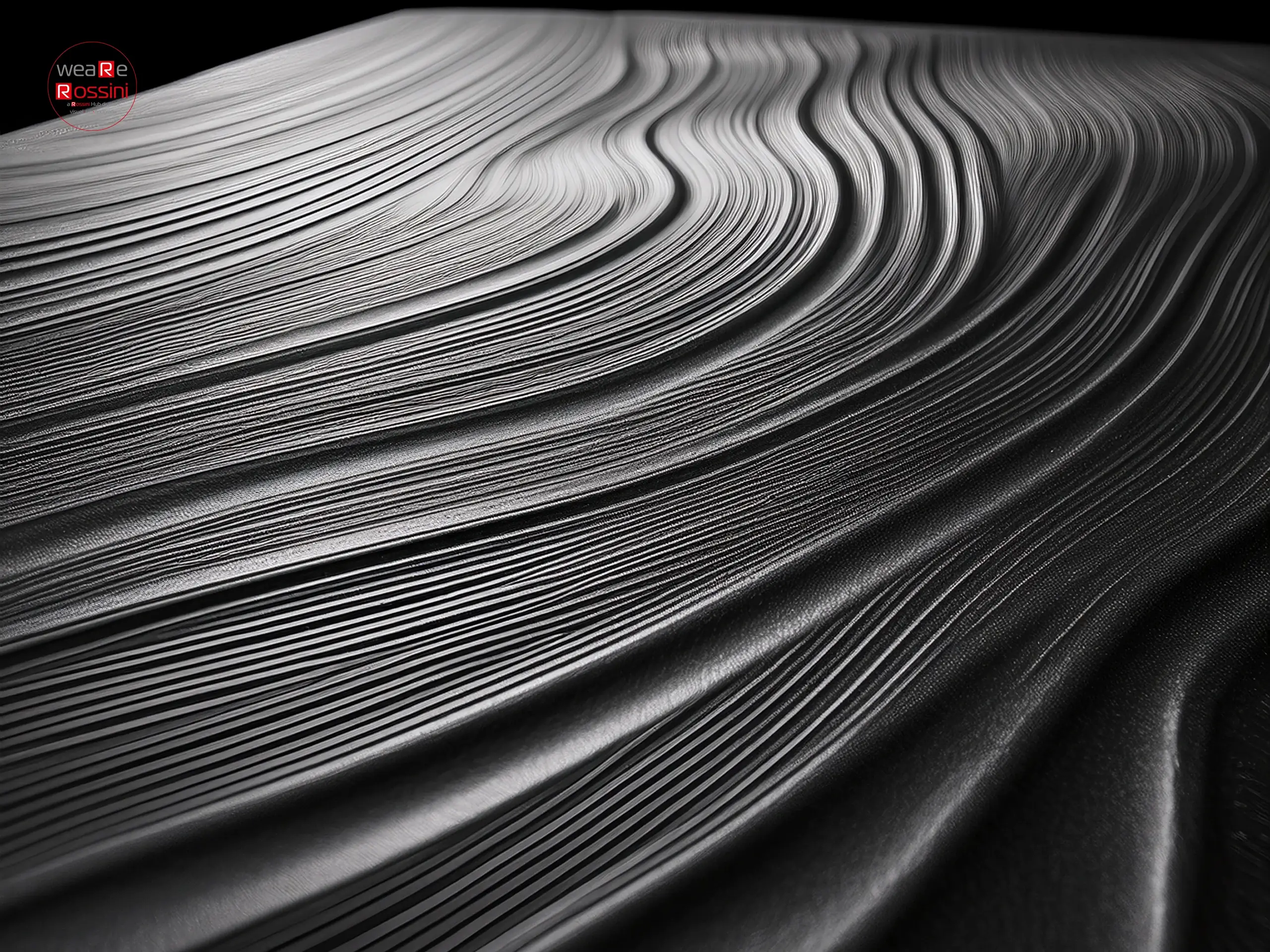 Trama in rilievo su stampa grande formato Elevate