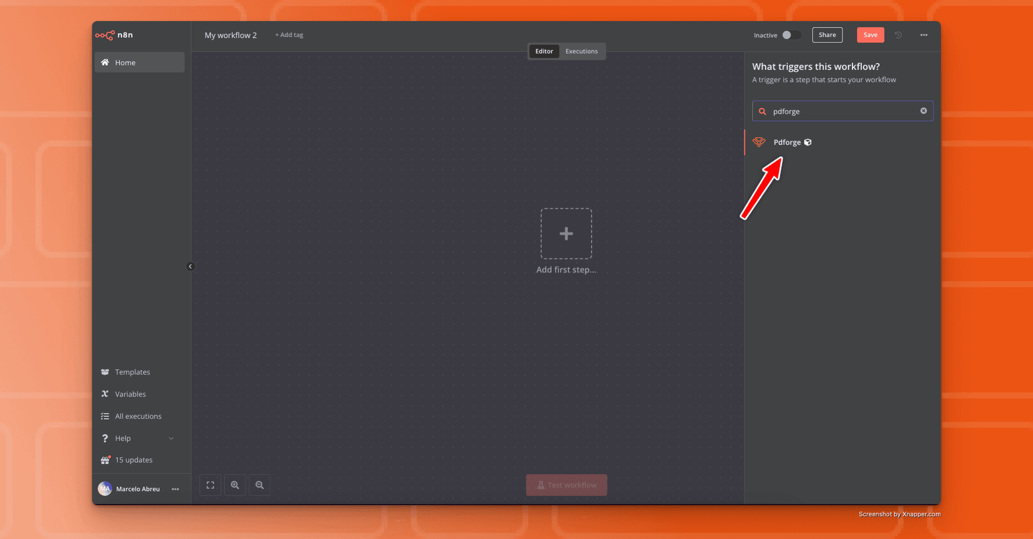 pdforge node in n8n