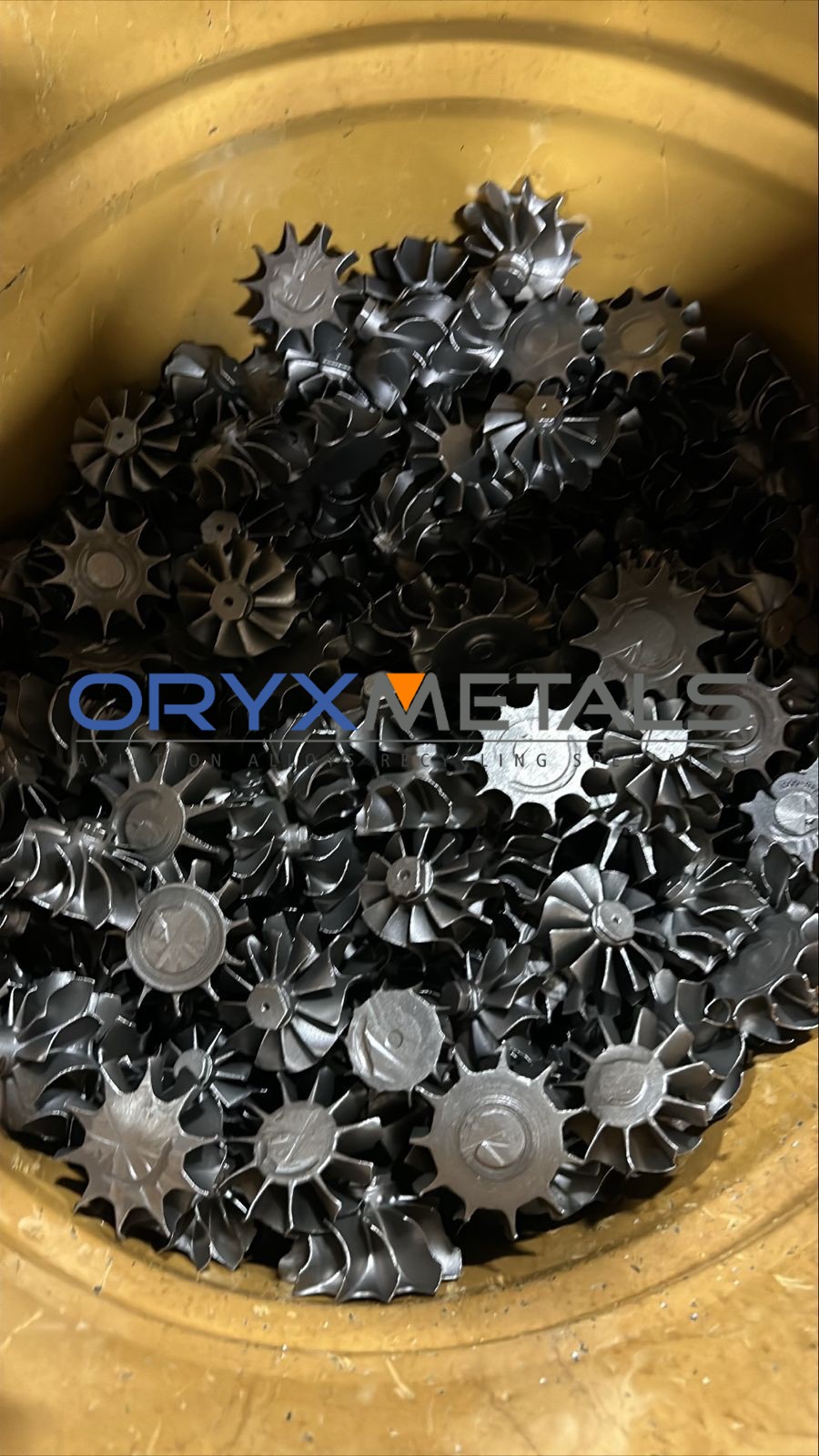 Inconel 713 VQ Impeller Scrap Alloy Recycling - Oryx Metals