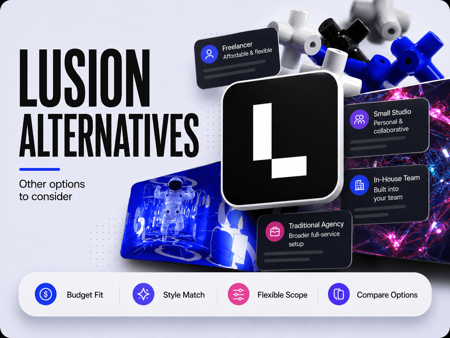 Lusion alternatives comparison table