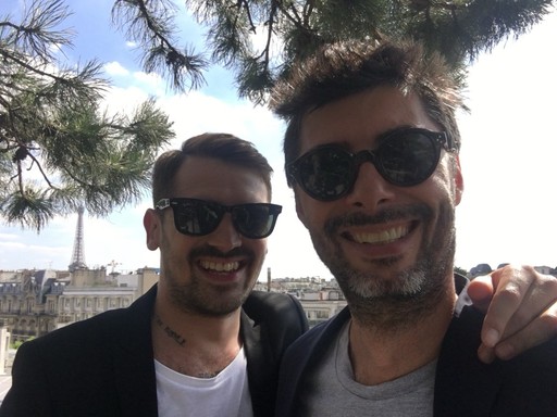 Loïc Paillard (auteur/réalisateur) et Xavier Plèche (producteur), fondateurs de Paple Story.