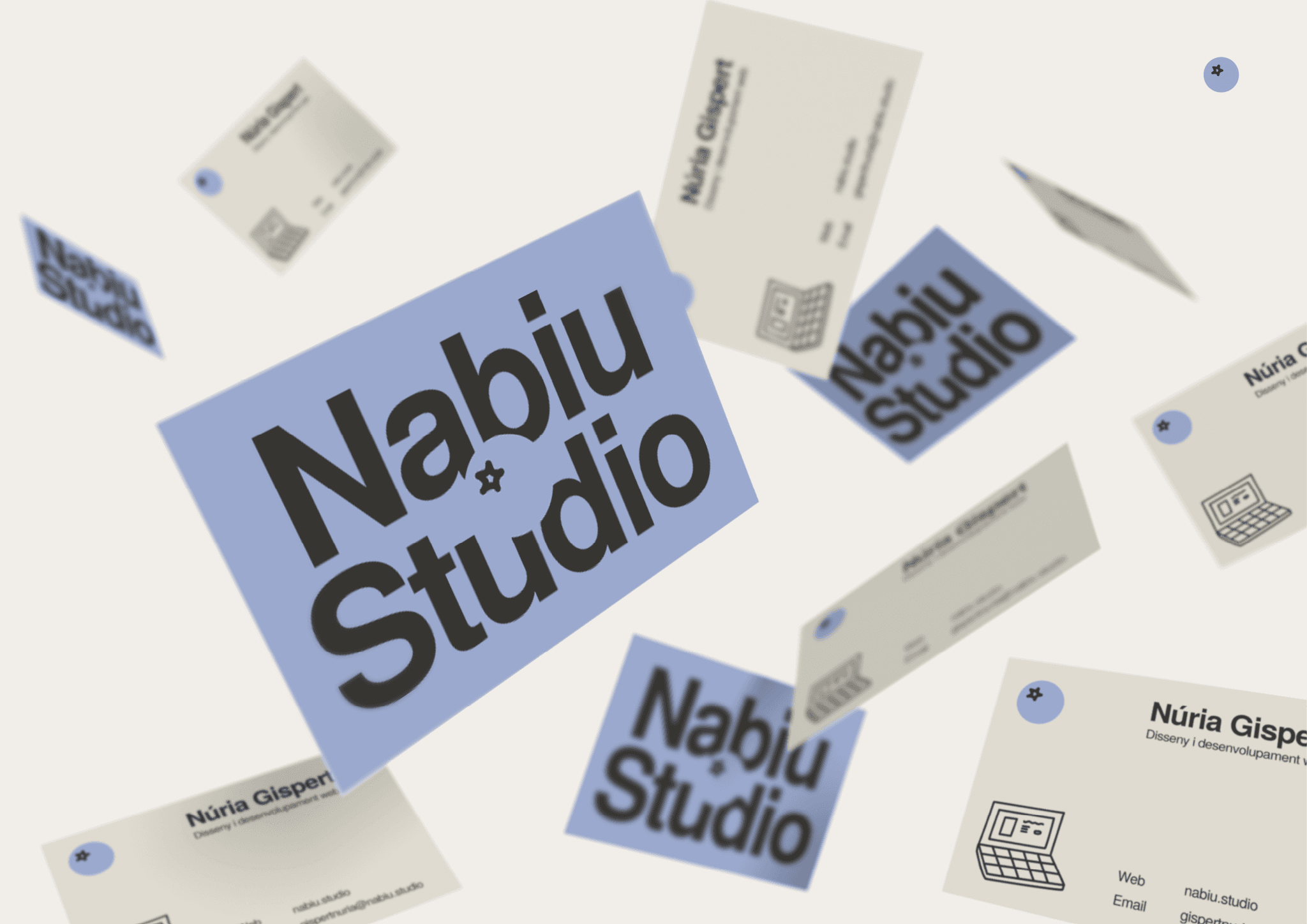 Nabiu Studio logo — Núria Gispert — Graphic and web designer
