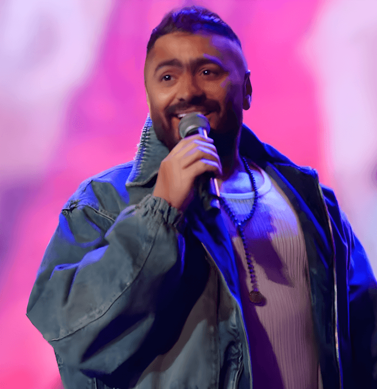 Tamer Hosny performing live