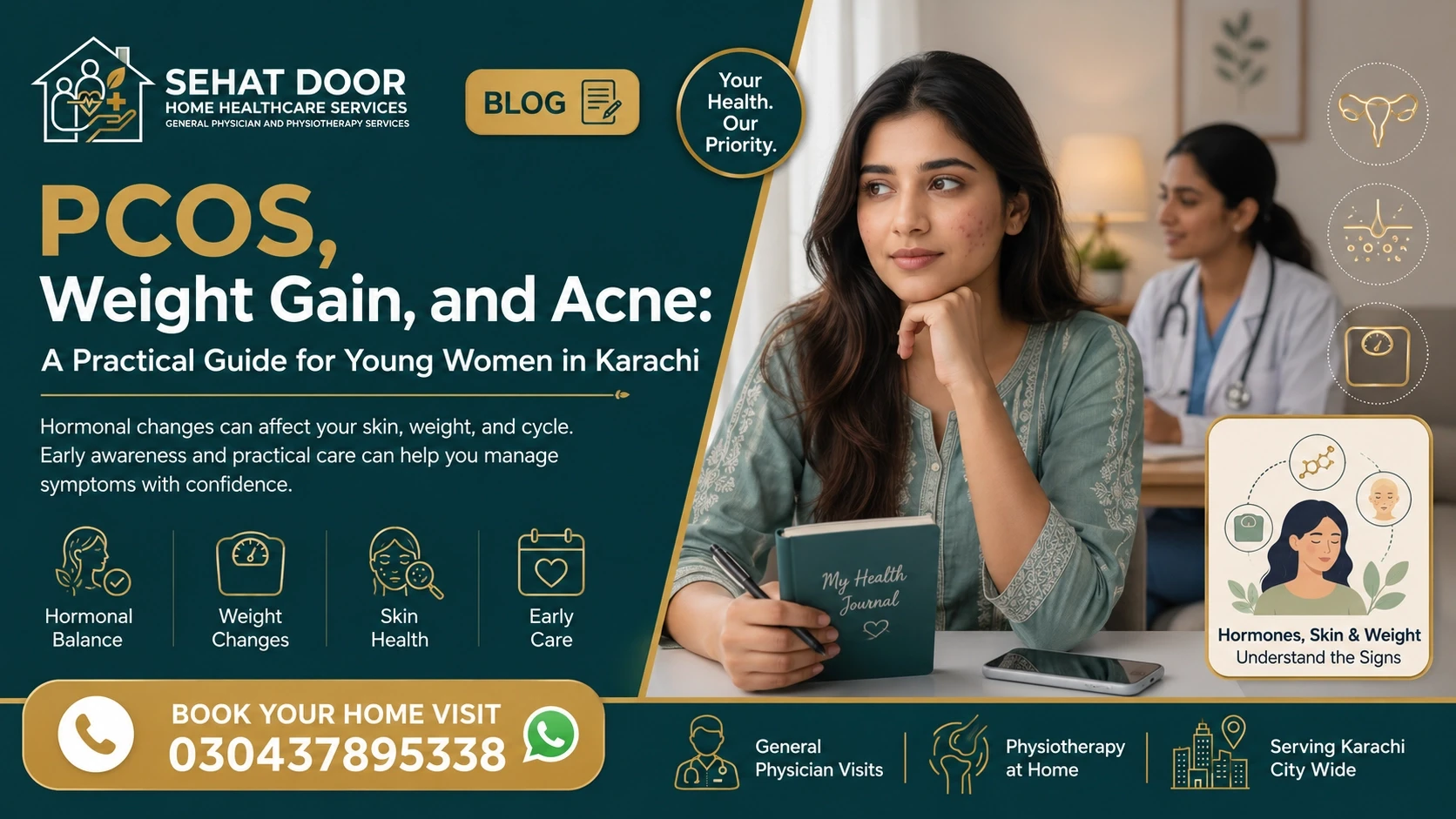 PCOS, weight gain and acne guide