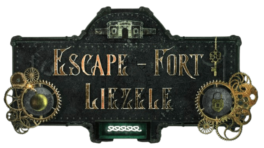 Escape Fort Liezele logo – officieel merklogo van unieke escape rooms in authentiek fort Puurs Antwerpen