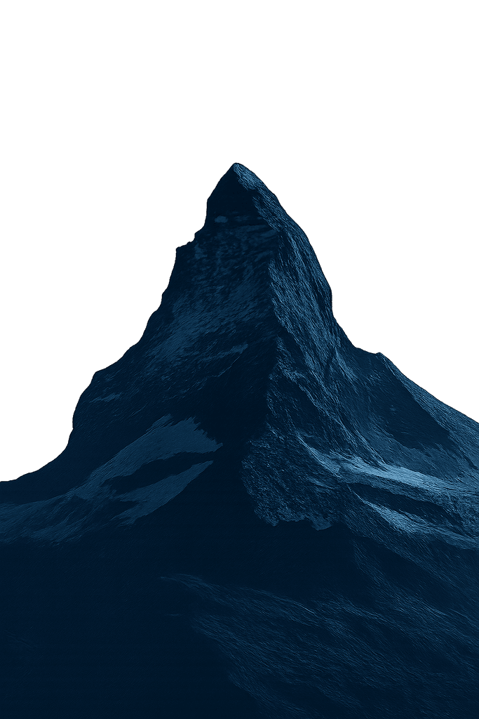 Mission section with mountain image