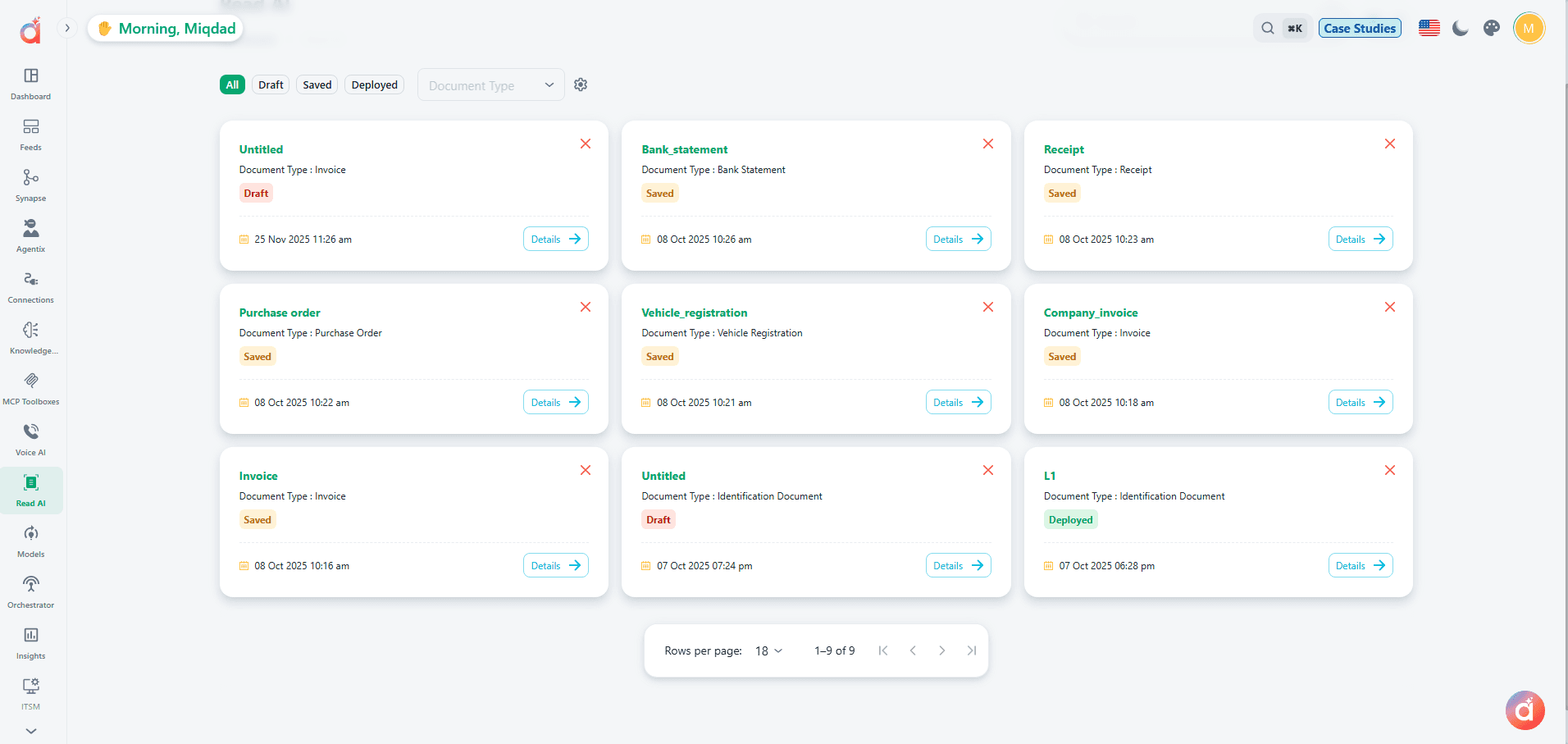 AIRA Hyperautomation product screenshot