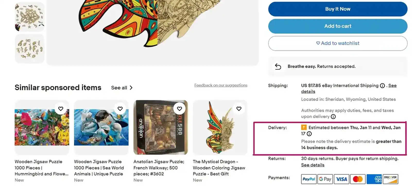 eBay Shipping From US To Germany