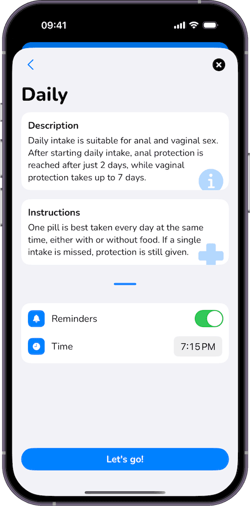 Screenshot: Intake Edit (iOS)