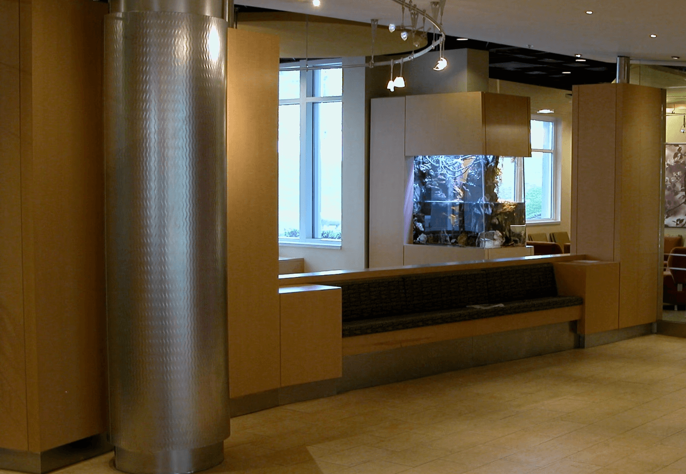 Large modern aquarium