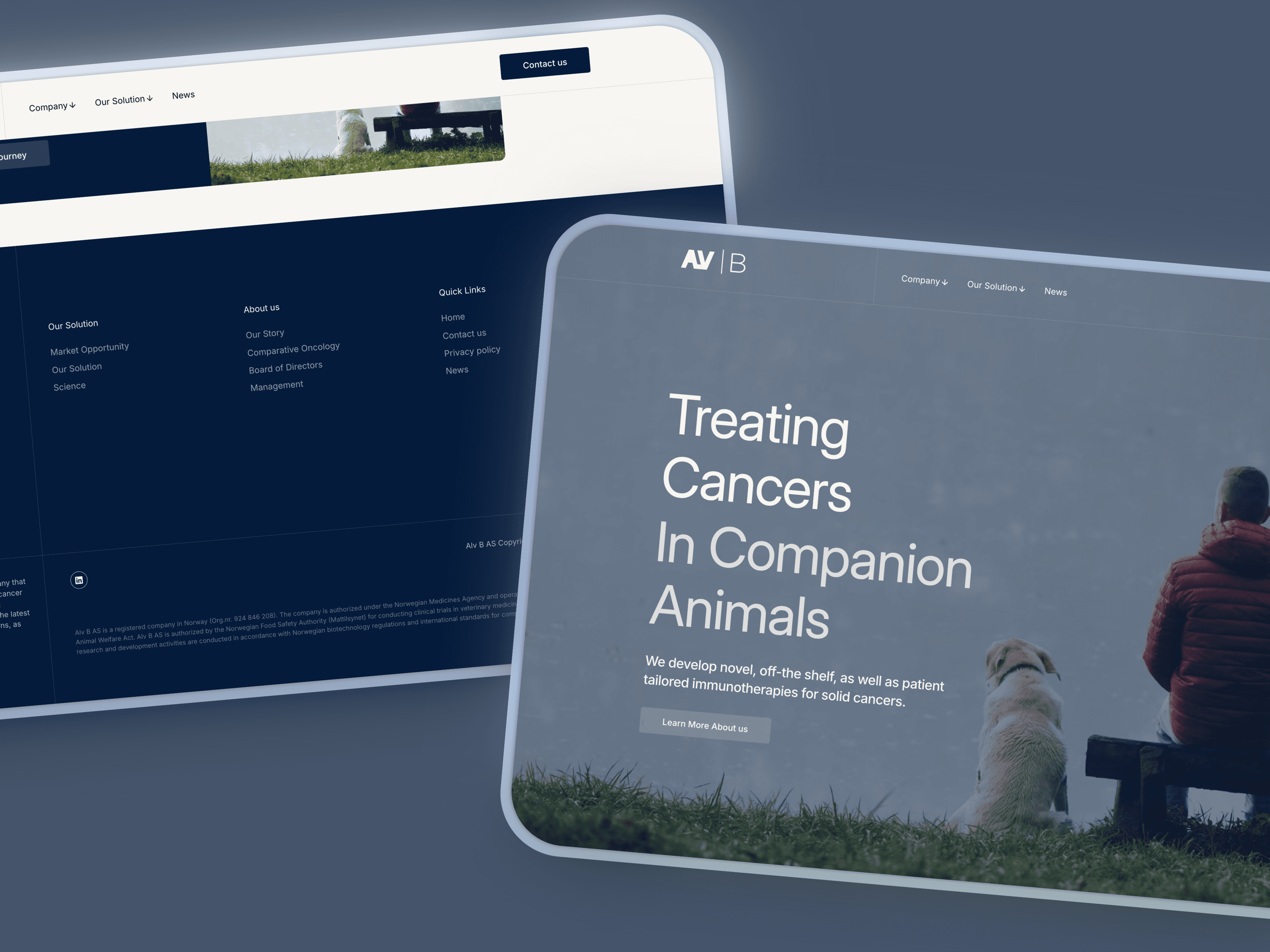 Immuvera Therapeutics PixlForm Framer Certified Pro Expert Design and Development Agency