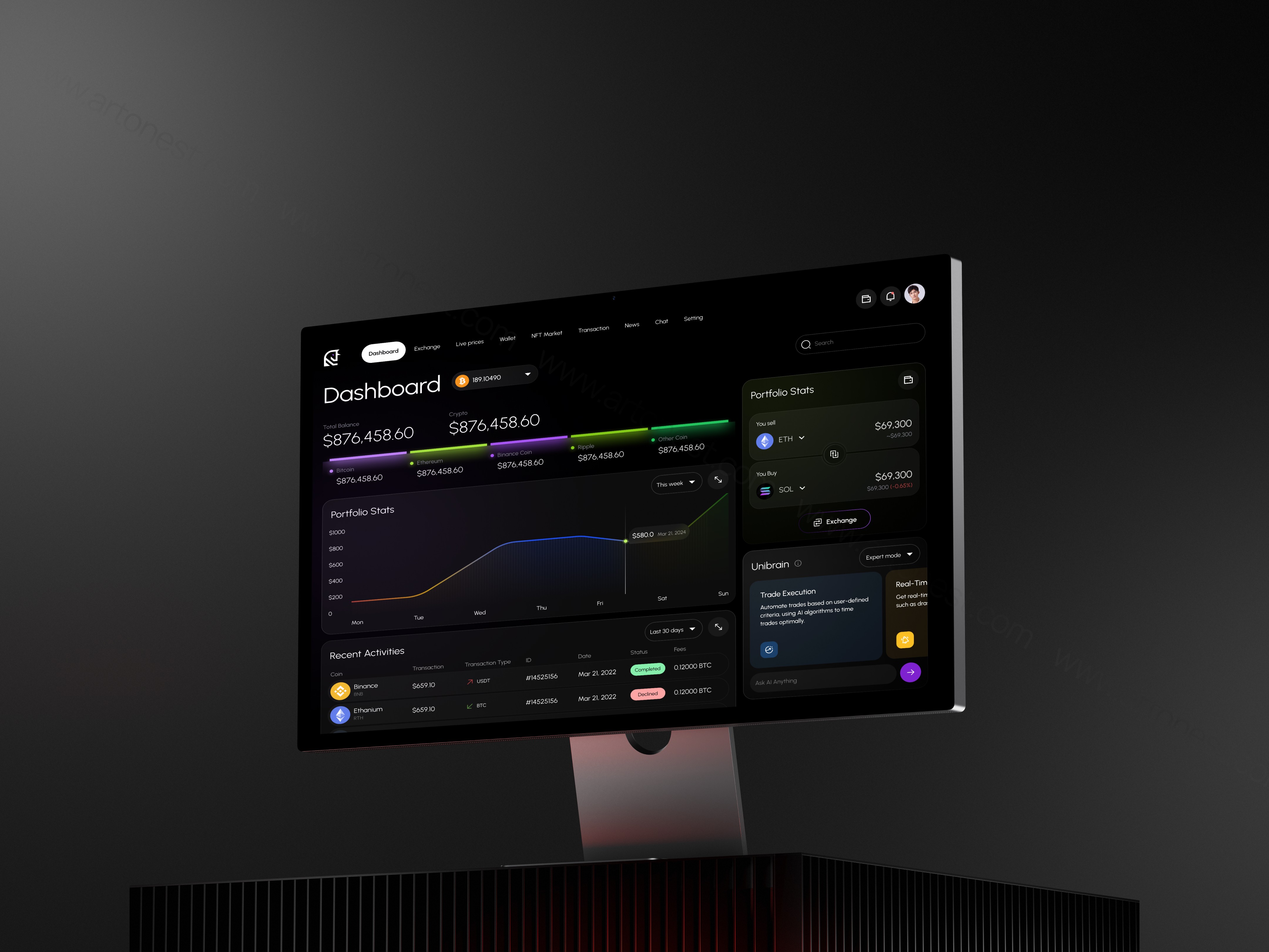 Solarex smart solar energy dashboard UI/UX – Artonest.design