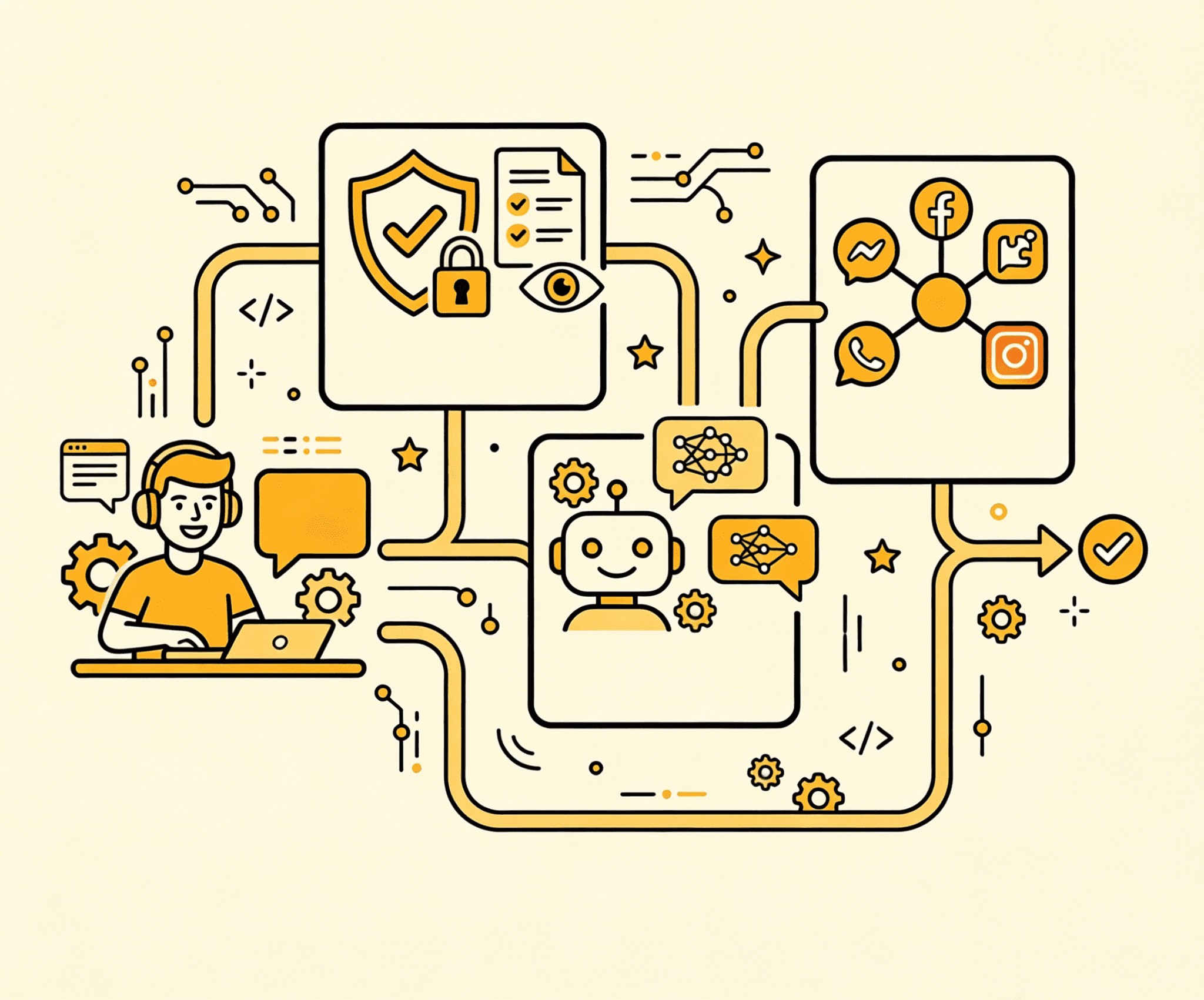 key criteria of choosing a dm bot