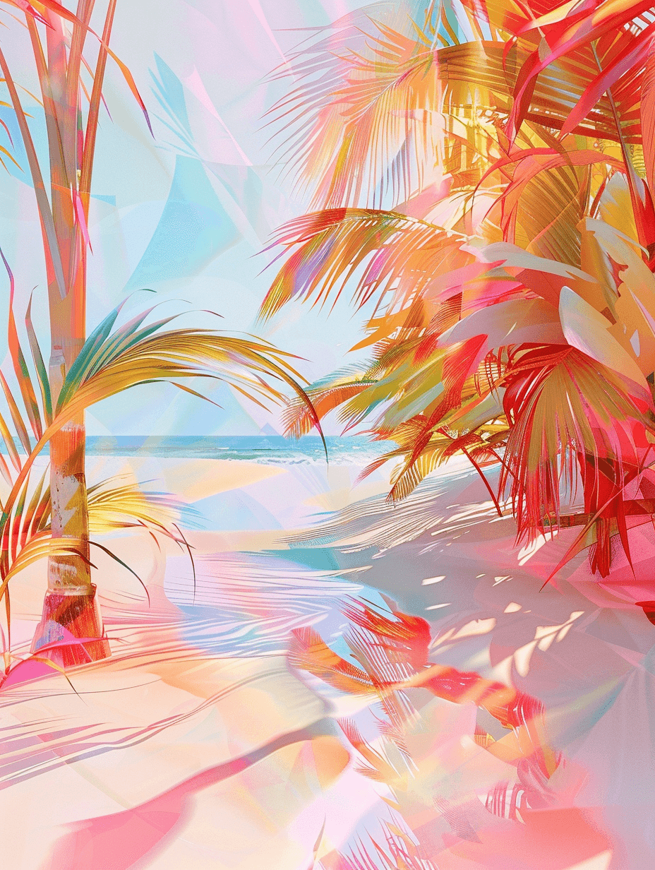 a tropical beach